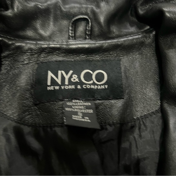 NY & CO REAL leather jacket - Picture 5 of 9